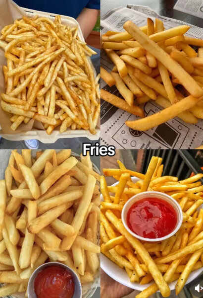 Frites croustillantes