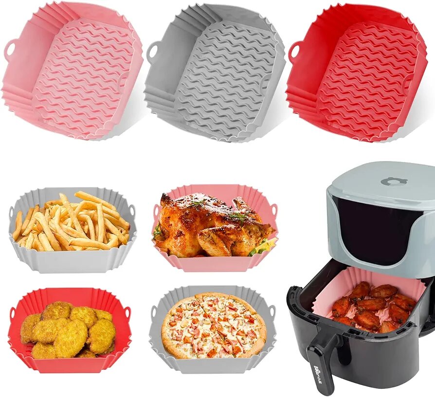 Silicone Air Fryer Liner - Square
