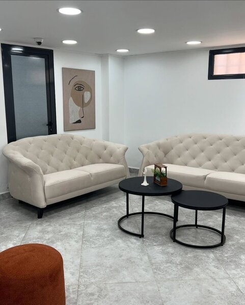 Canapé élégant en velours