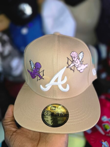 Casquette brodée anges
