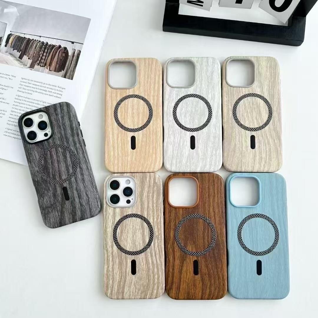 Coque en bois pour iPhone