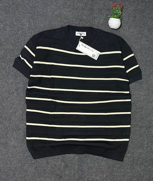 T-shirt rayé en coton