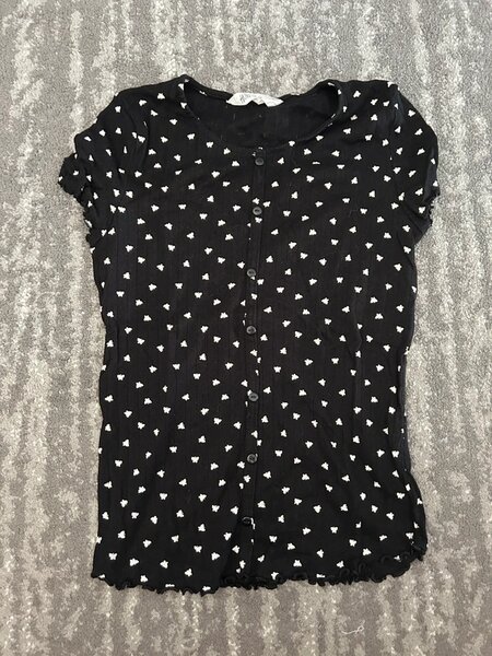 Top H&M femme motif fleurs