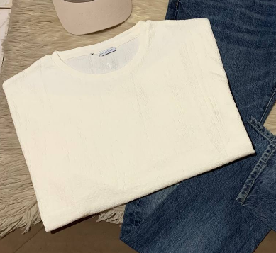 white T-shirt
