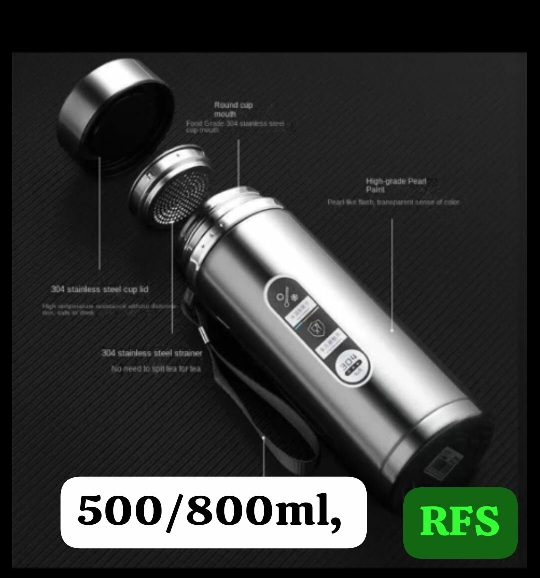 Thermos en acier inoxydable 800ml