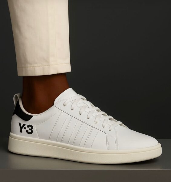 Baskets Y-3 noires et blanches