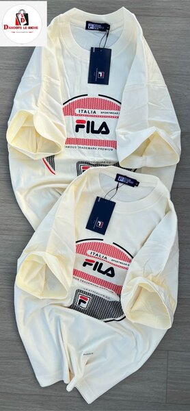 T-Shirt Fila Unisexe Blanc