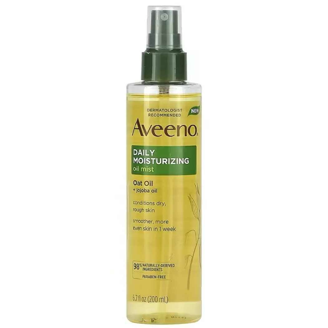 Aveeno Daily Moisturizing Dry Body Oil Mist, Oat Jojoba Oil