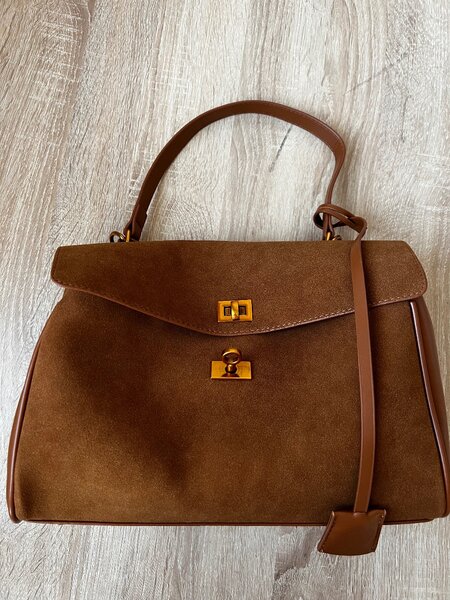 Женские сумка замшевый