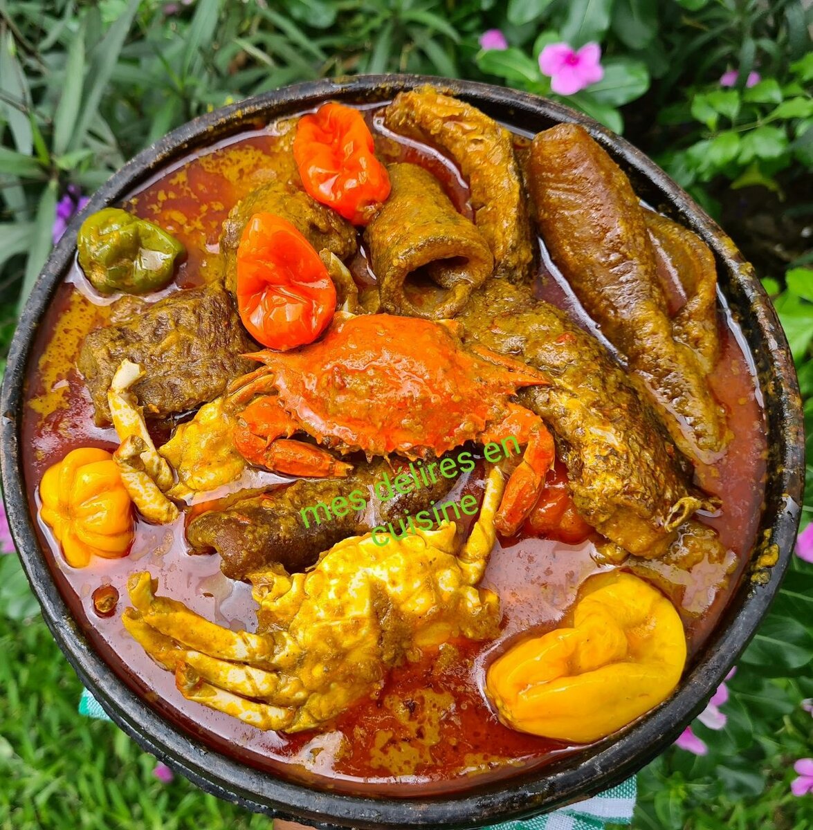 Placali sauce graine