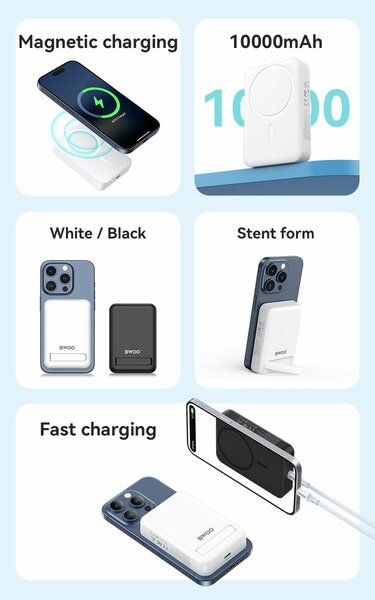 Power Bank Magnétique 10000mAh