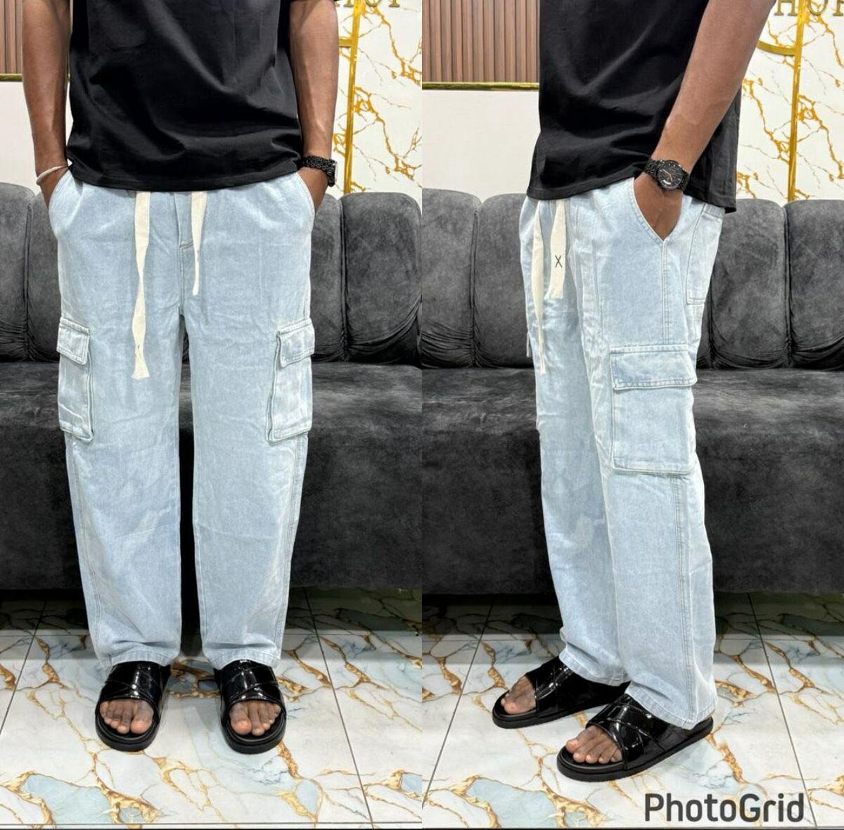 Pantalons cargo décontractés pour hommes