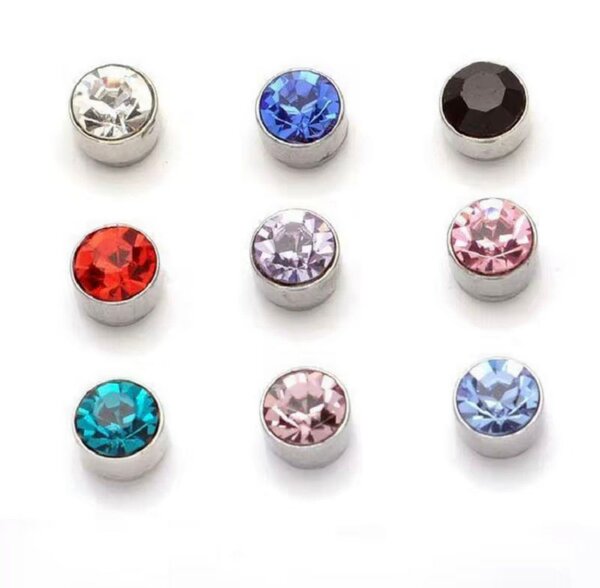 12 boucle oreilles magnétiques