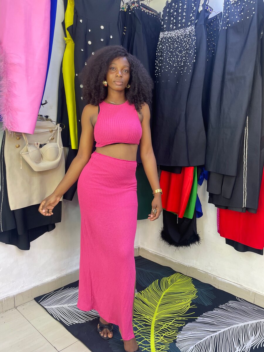 Ensemble tricoté deux pièces