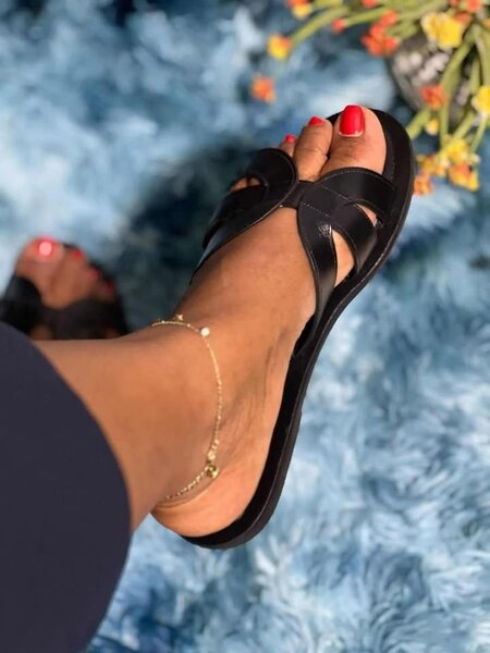 Sandales Élégantes en Cuir