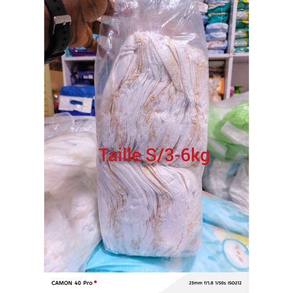 Couches Bébé Taille S 3-6kg