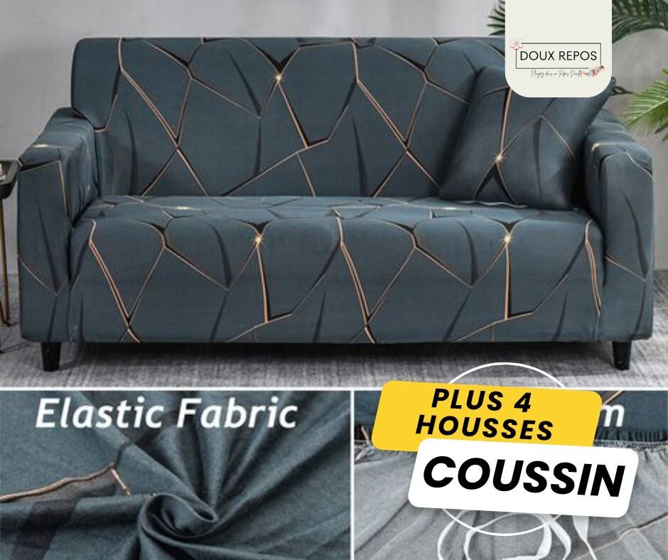 Housse élastique pour canapé