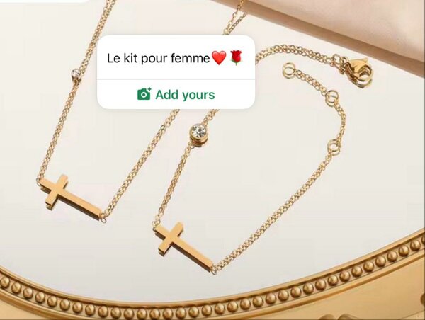 Kit bijoux pour femme chrétien