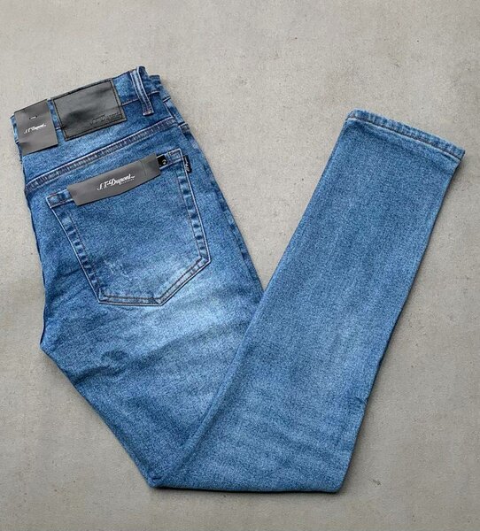 Jean Slim Bleu Décontracté