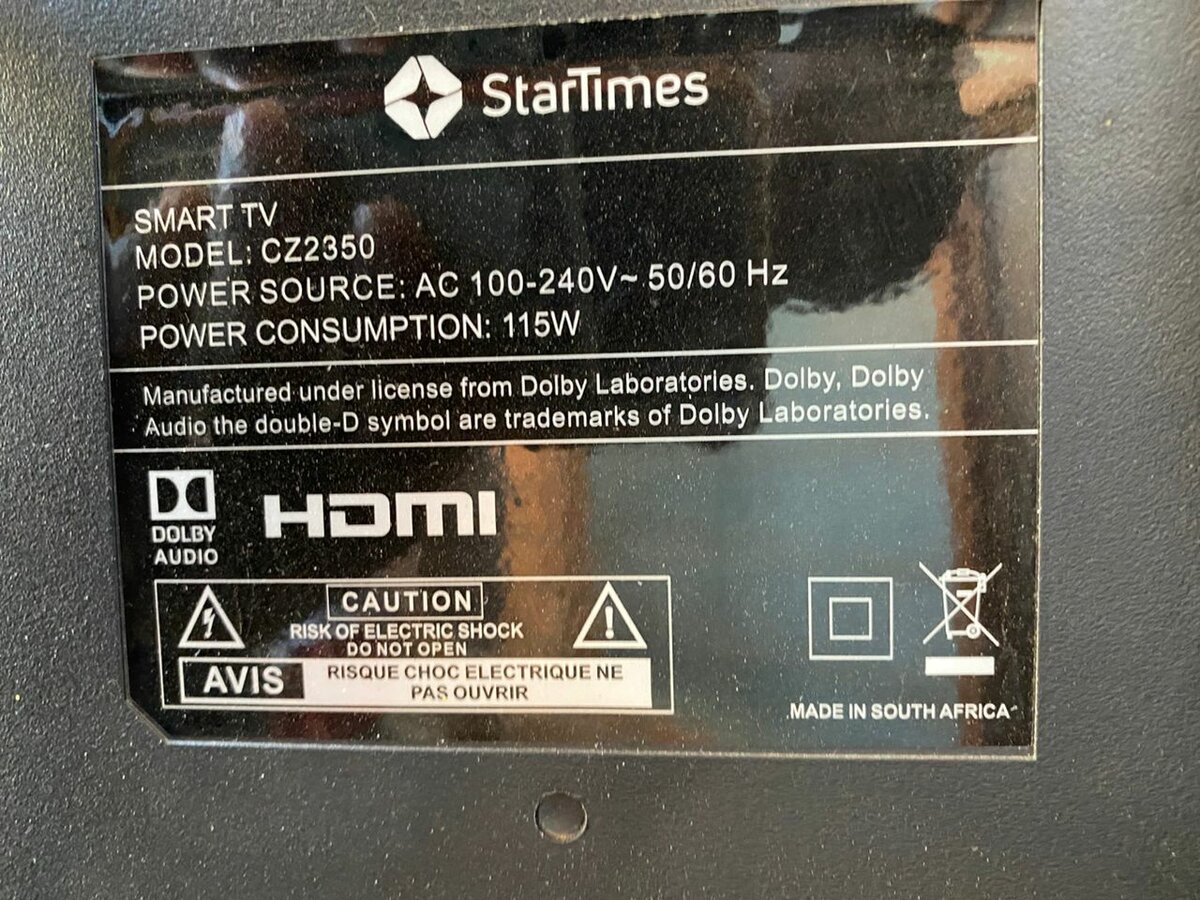 STARTIMES 50" SMART TV