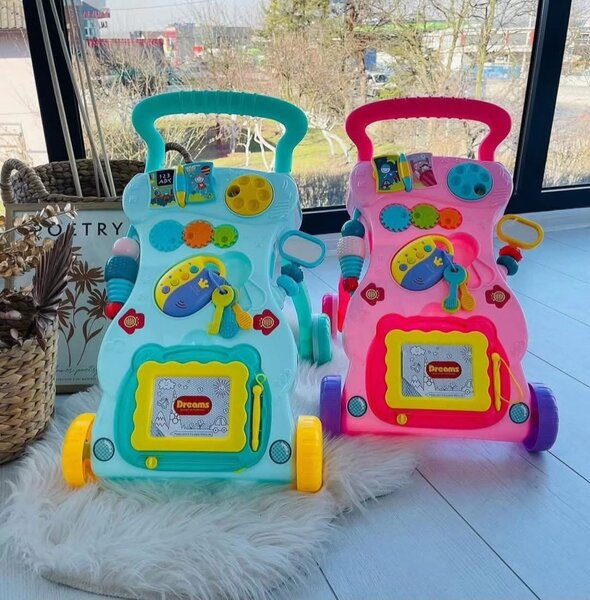 Poussette d'activité bébé - Jouet d'éveil