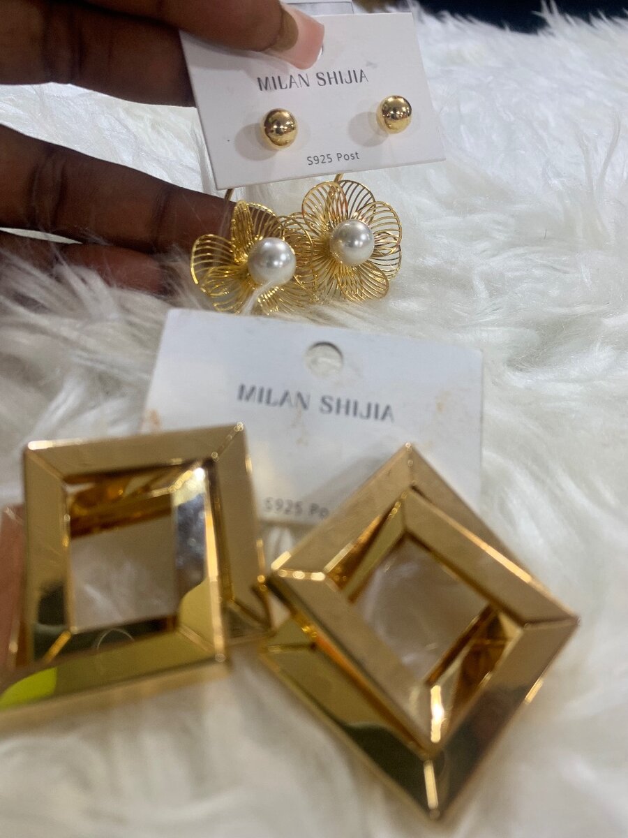 Boucles d'Oreilles en Or Milan Shijia