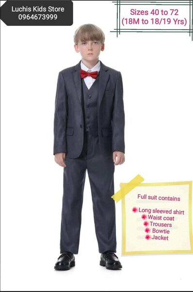 Smart suits for boys