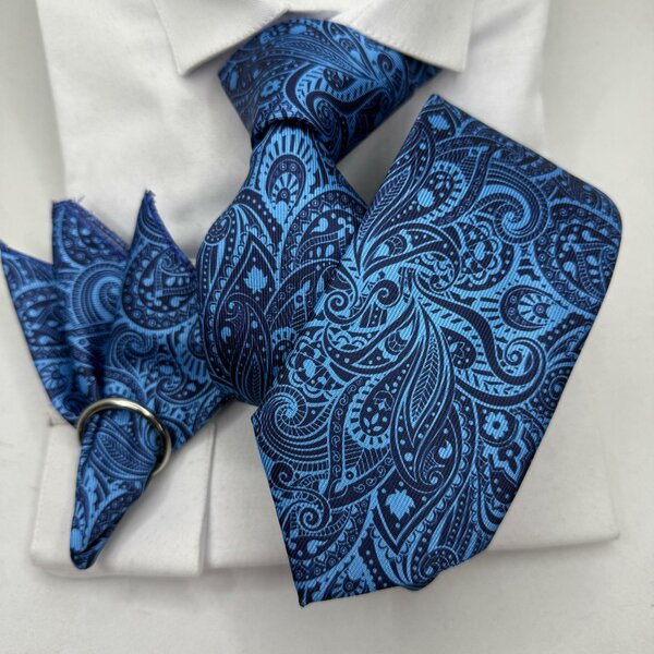 Cravate + pochette  7cm