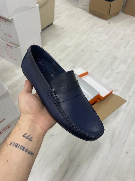 Mocassins en cuir élégants