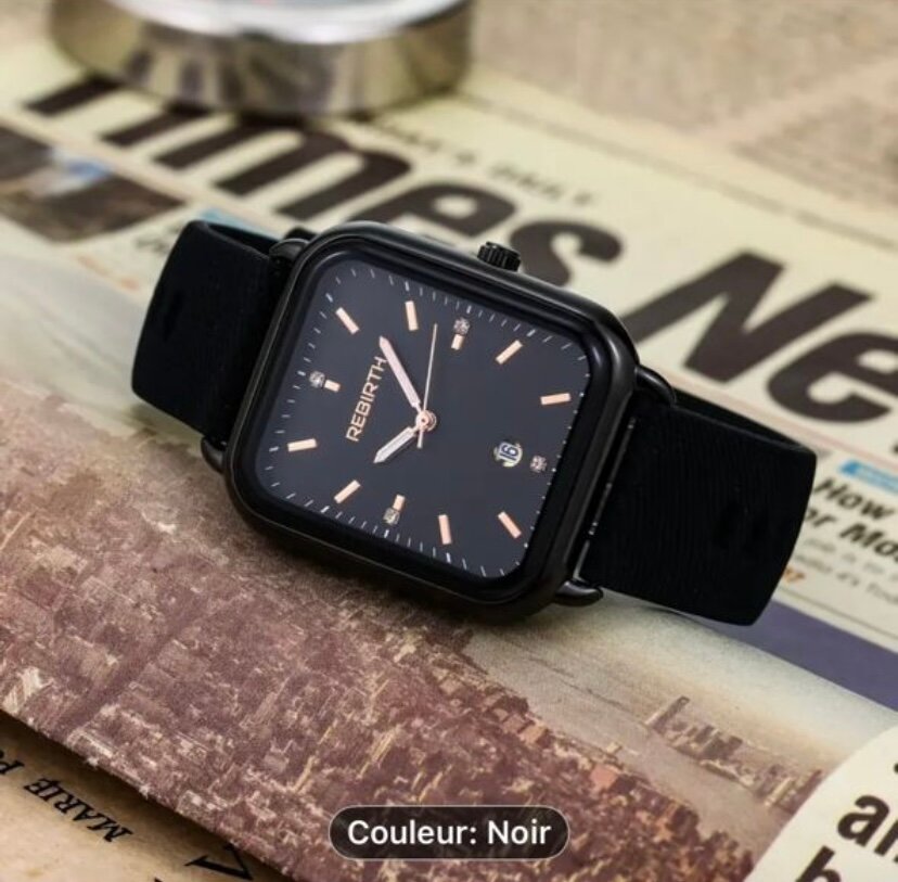 Montre connectée carrée Rebirth