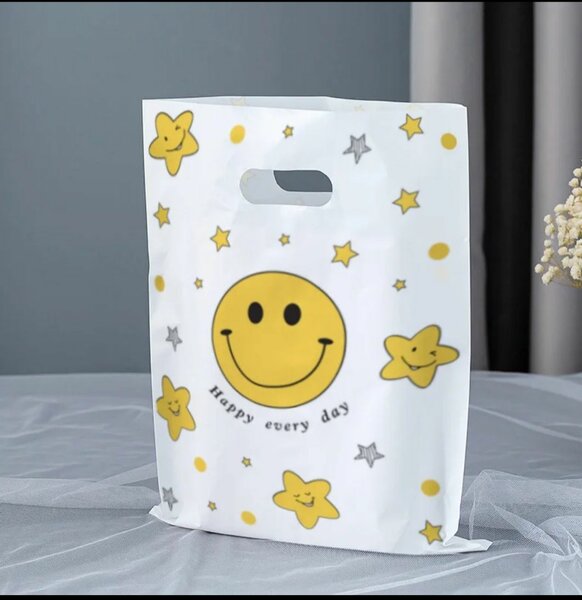Sac cadeau sourire joyeux