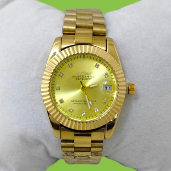 Montre Luxueuse Dorée Homme