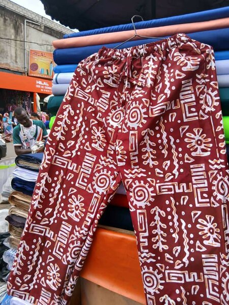 Pantalons imprimés africains