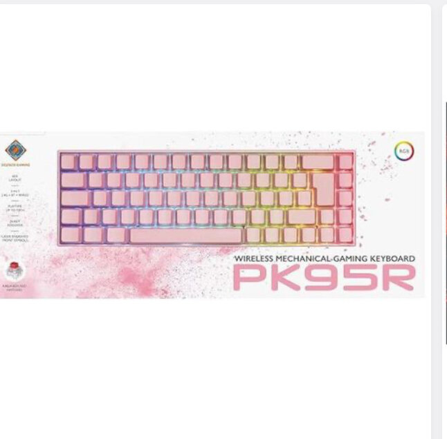 Clavier Mécanique Gaming RGB Rose