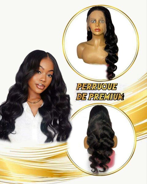 Perruque anduler, body wave et kinky effet cheveux