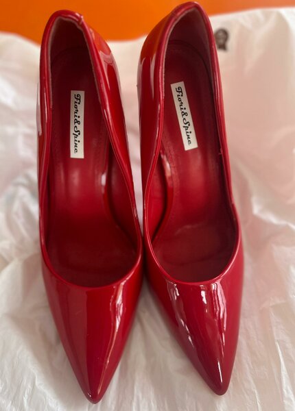 Escarpins Rouges Vernis Femme