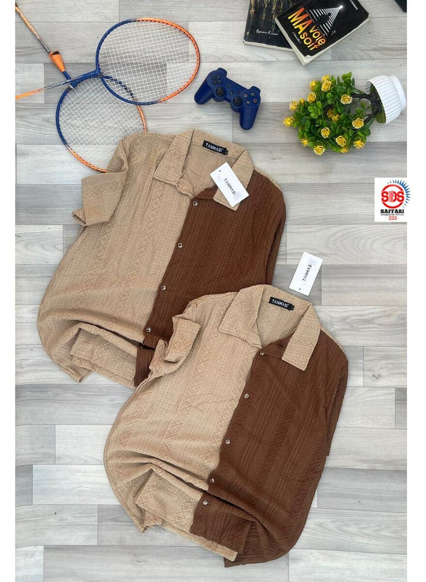 Chemise homme bicolore