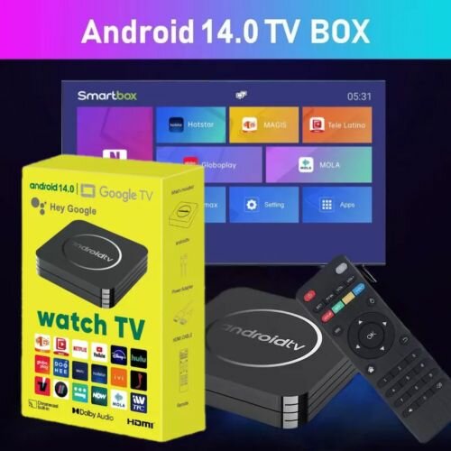 Box TV Android 14.0 4K