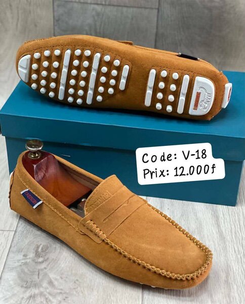 Mocassins en daim pour hommes