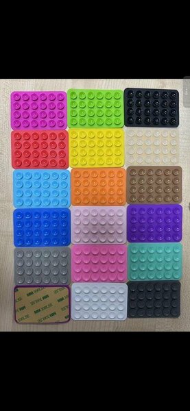 Ventouse silicone collant