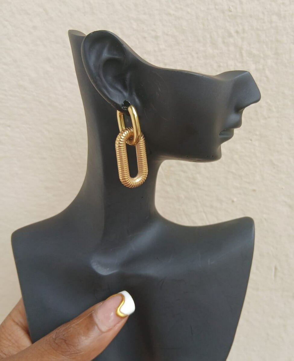 Boucles d'oreilles en or chic