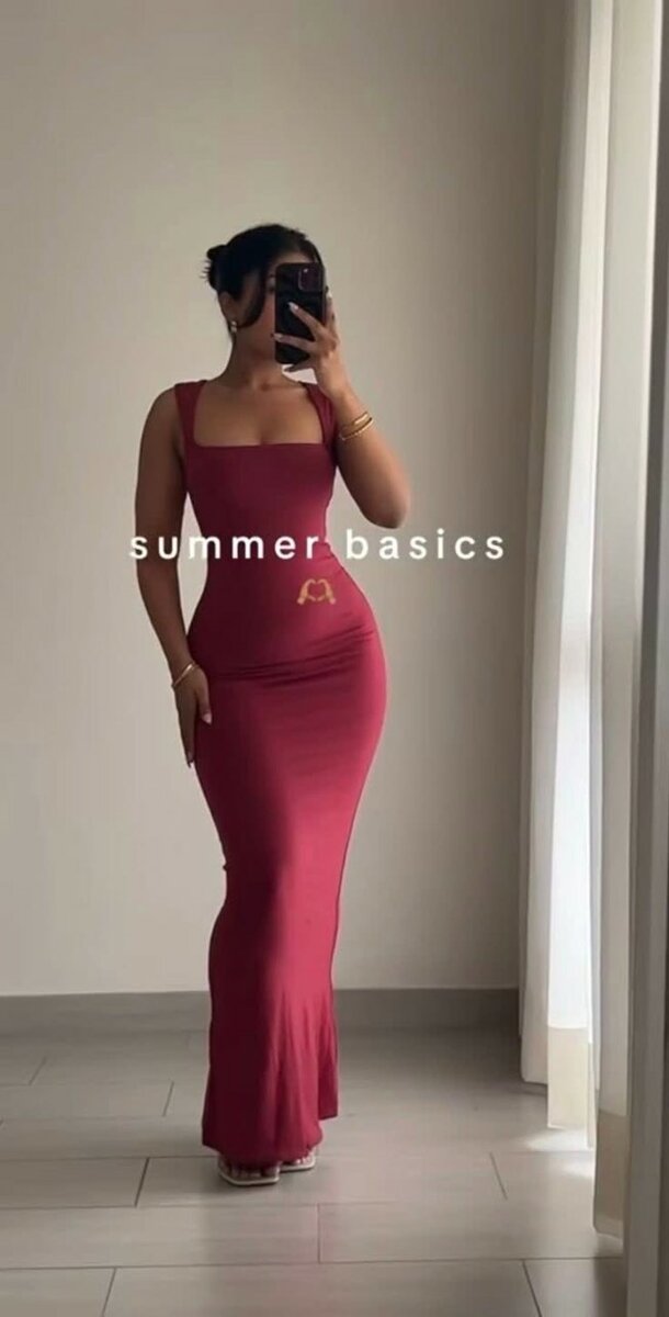 Robe longue moulante élégante