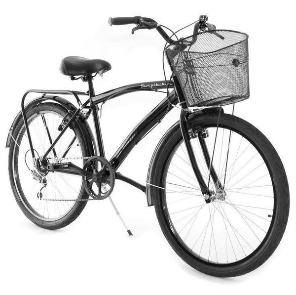 Vélo urbain avec panier