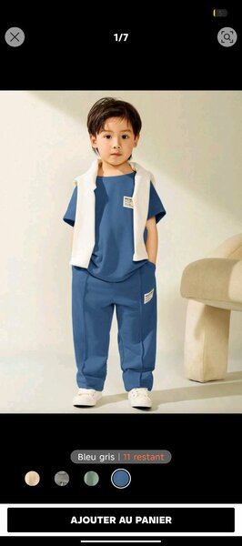 Ensemble Moderne Enfant