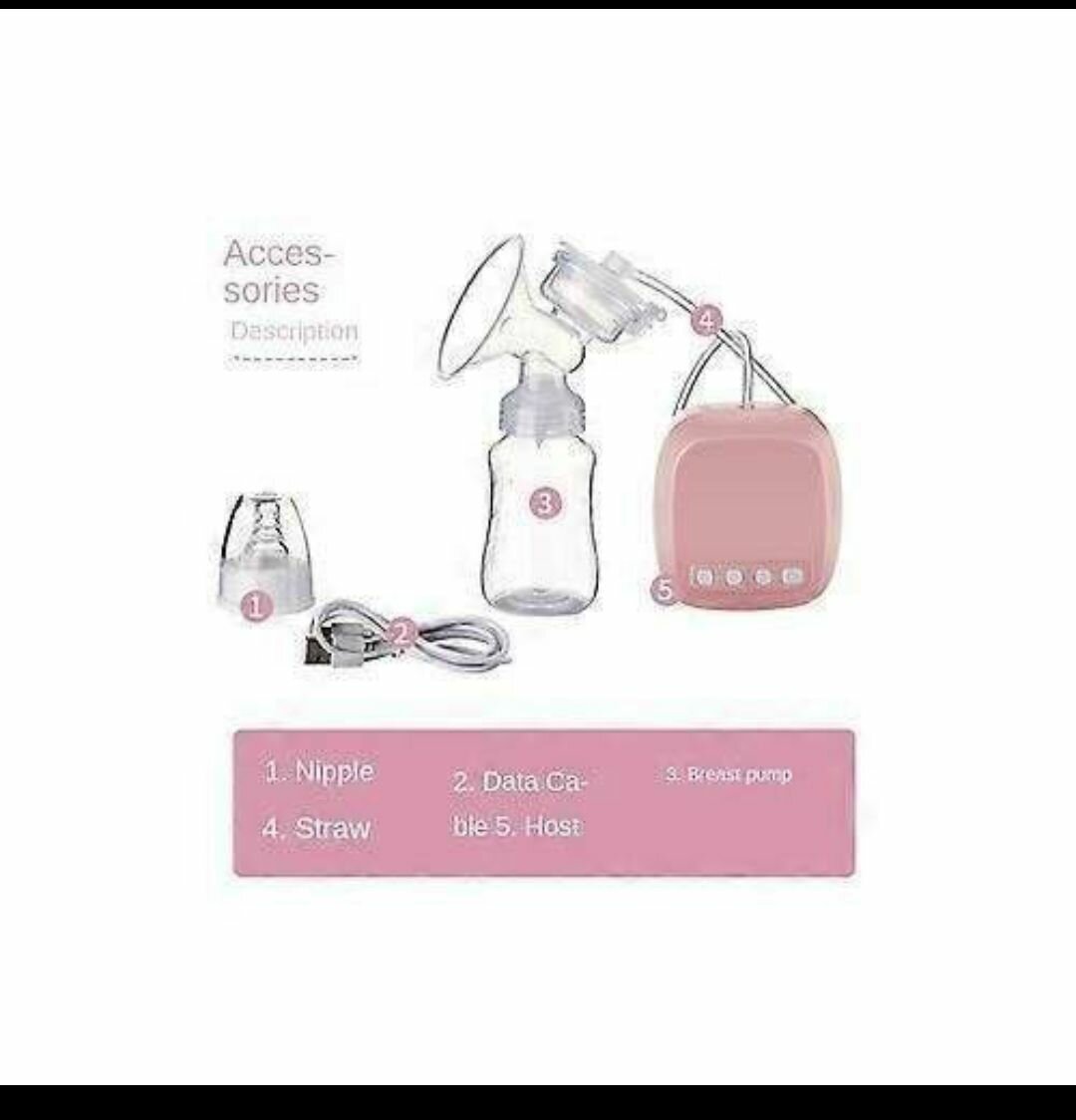 Tire-lait électrique portable