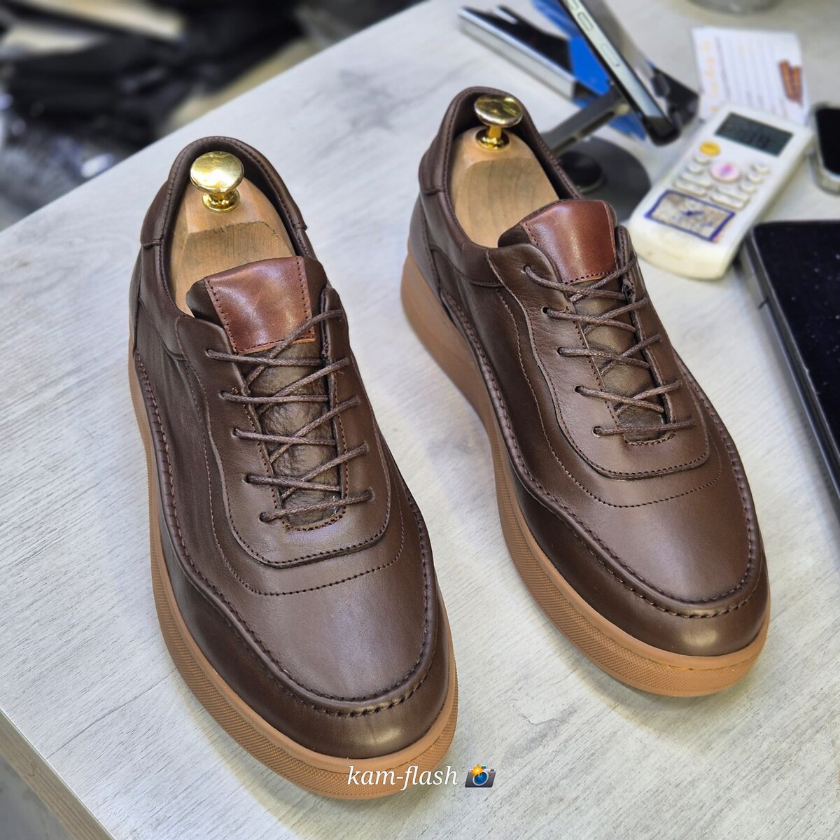 Chaussures en cuir élégantes