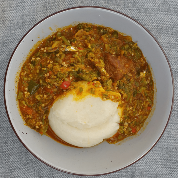 Akoumé Sauce Gombo ou kplala
