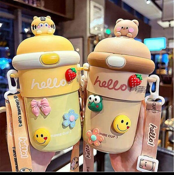 Gourdes kawaii avec bandoulière