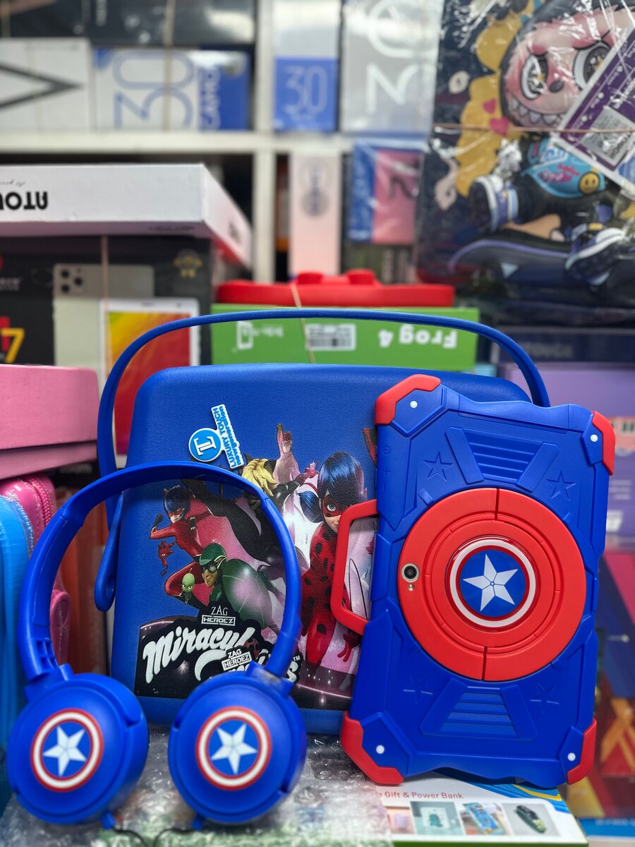 Kids Tablet with Headphones Set