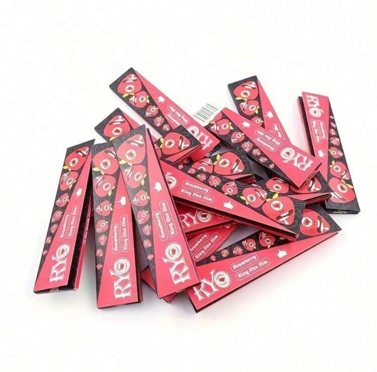 Papier à rouler à la fraise